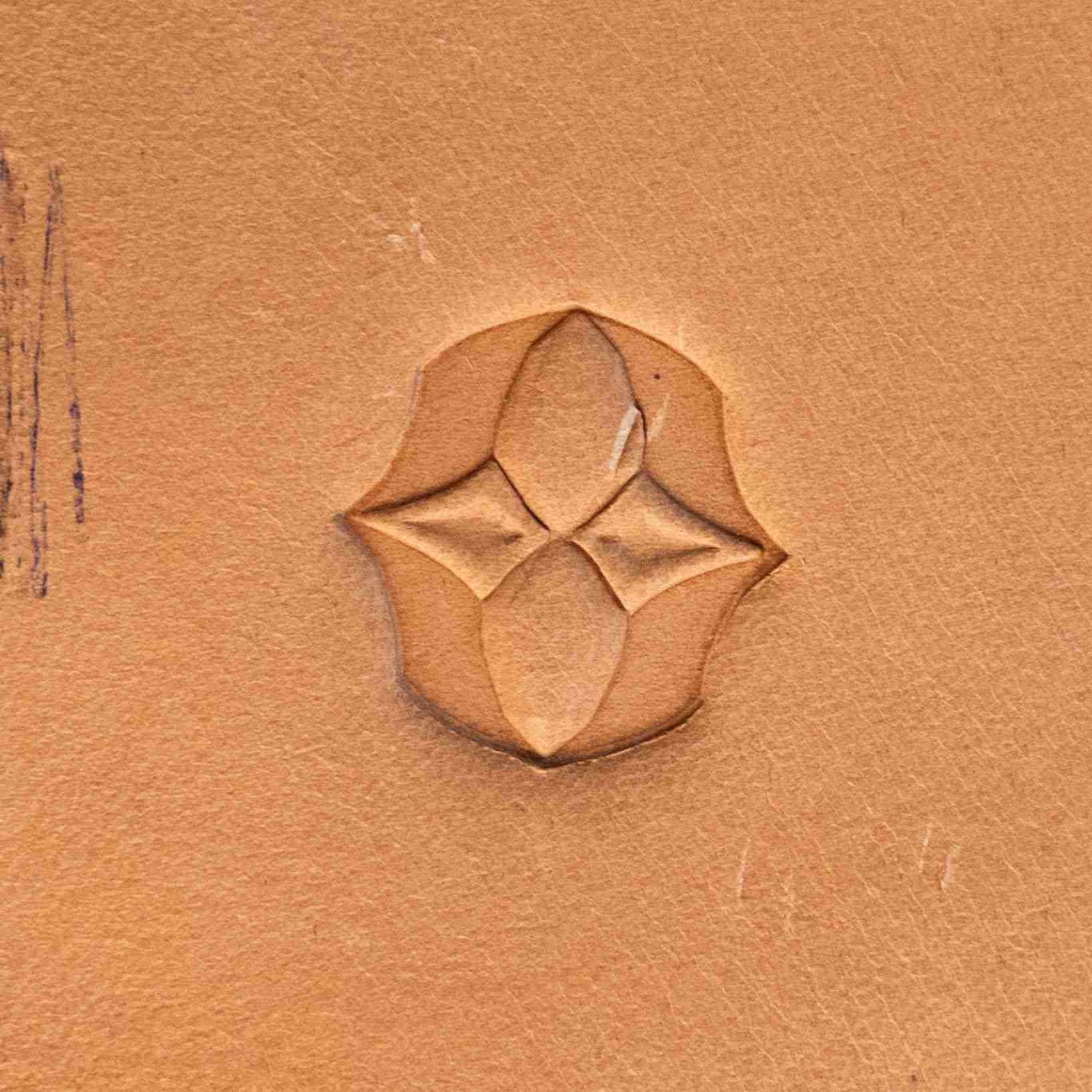 LT611 Geometric Leather Stamping Tool–Star Cluster Geometric 17x17mm (2/3" x 2/3")