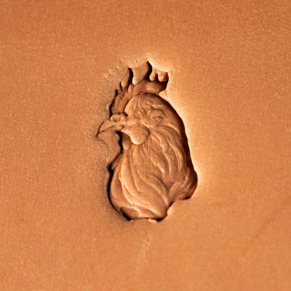 LT623 Animal Leather Stamping Tool–Rooster Head Animal 12x21mm (7/15" x 5/6")