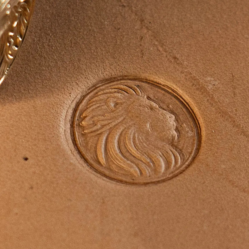 LT661 Lion Leather Stamping Tool–Regal Mane Lion 20x20mm (11/14" x 11/14")
