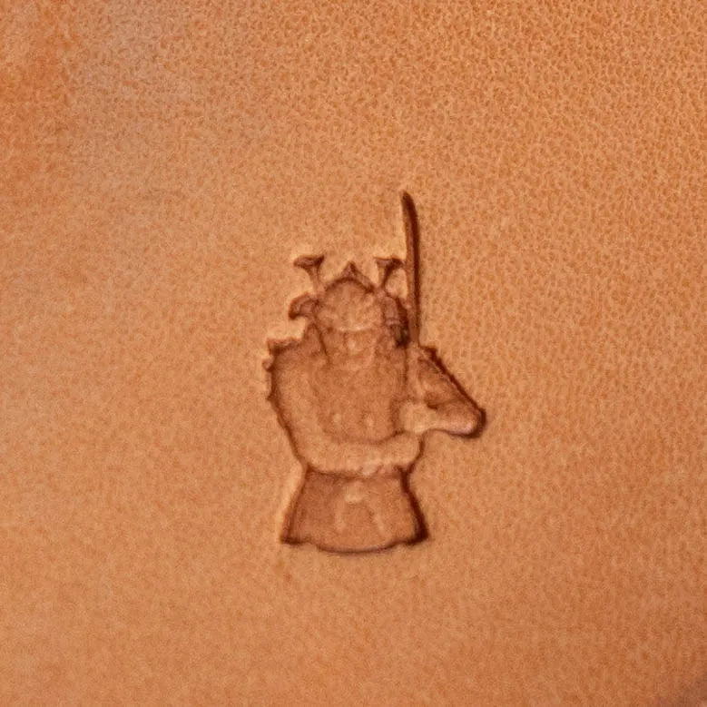 LT736 Pattern Leather Stamping Tool for Professional Crafters – Samurai Warrior Pattern 11x18mm (7/16" x 5/7")