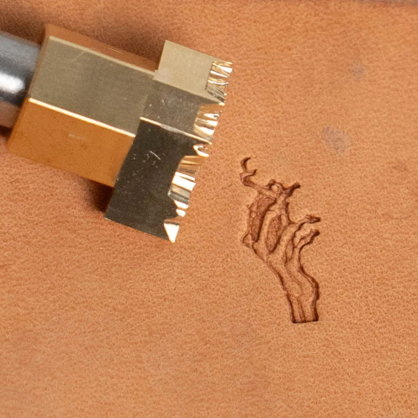 LT728 Skull Leather Stamping Tool for Professional Crafters – Skull hand 8x17mm (5/16" x 2/3")