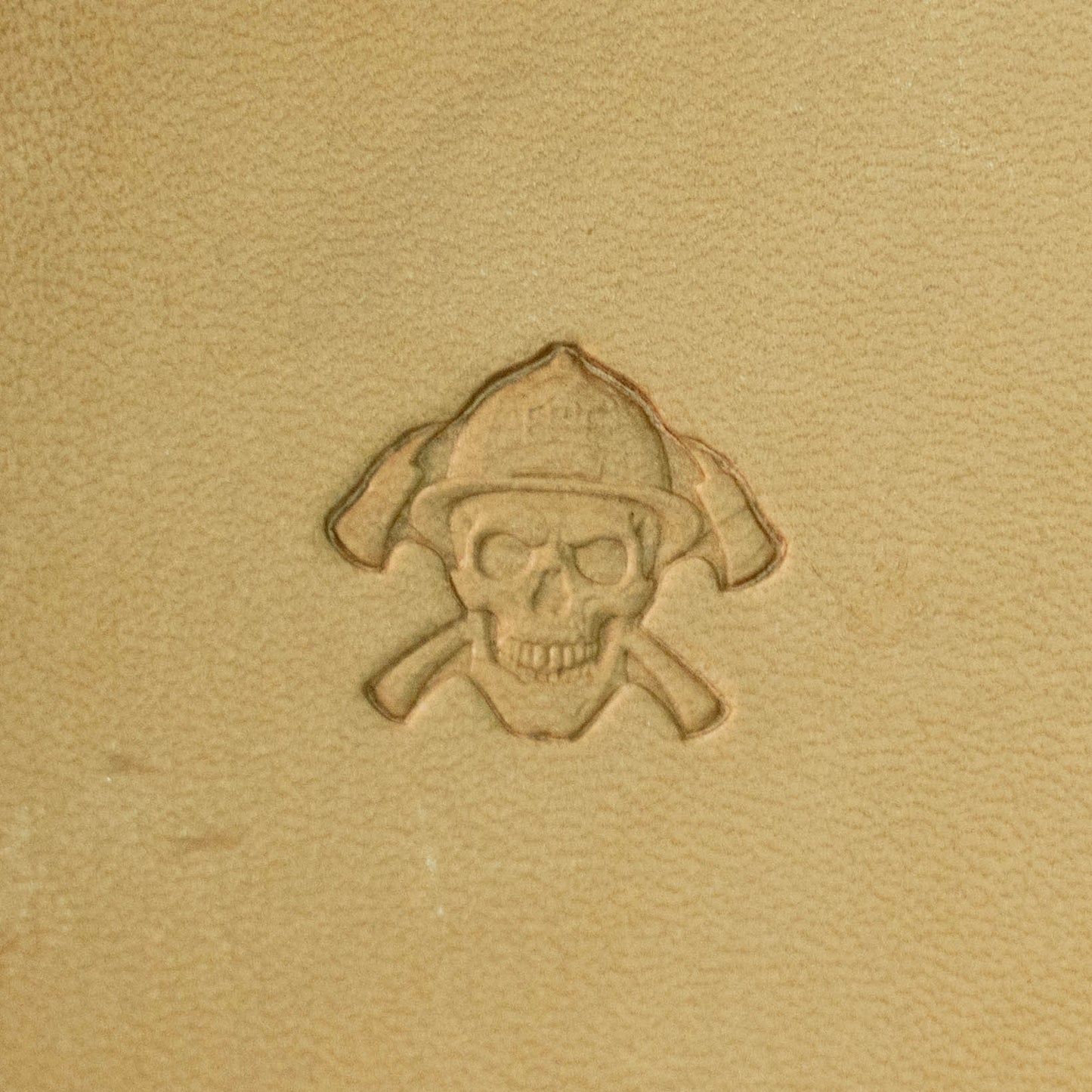 LT638 Skull Leather Stamping Tool–Pirate Hat Skull 6x13mm (3/13" x 1/2")