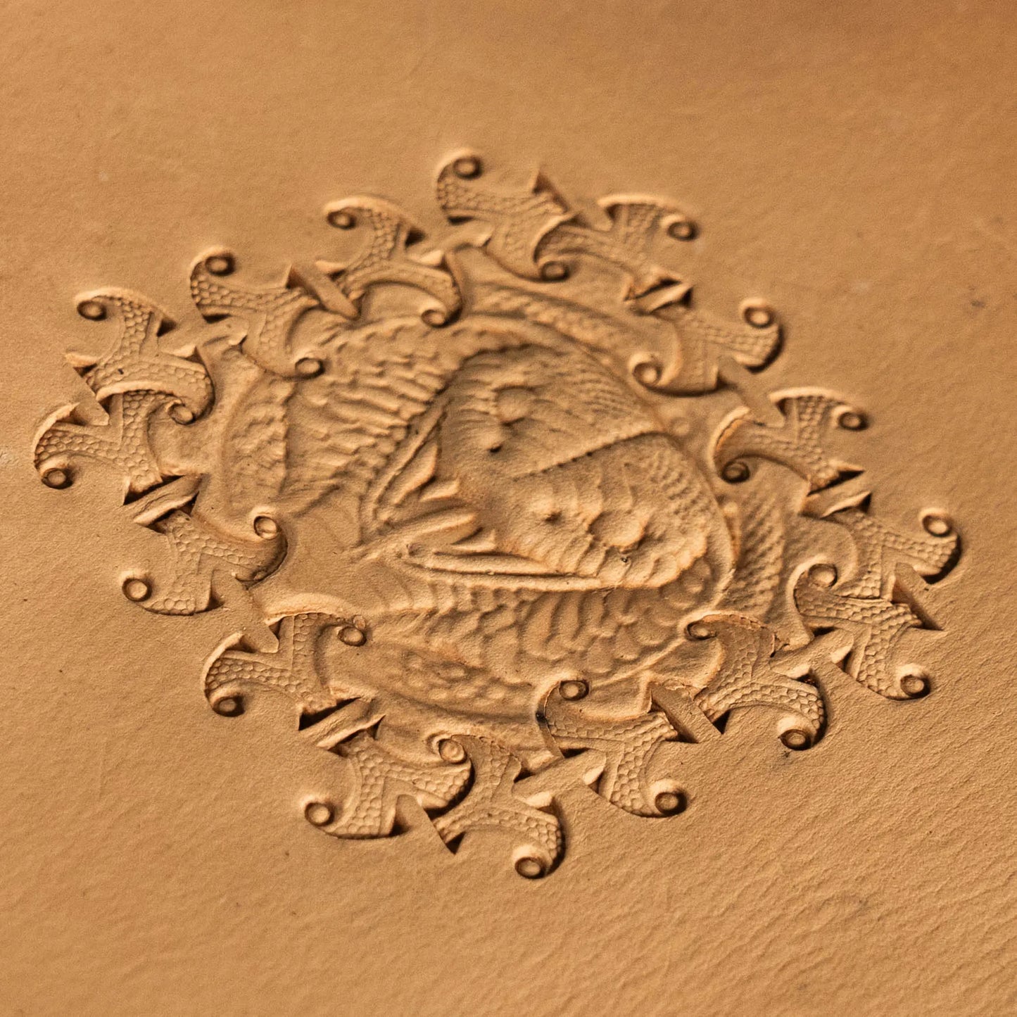 BP105 Bumper Tool Leather Embossing-70x70mm