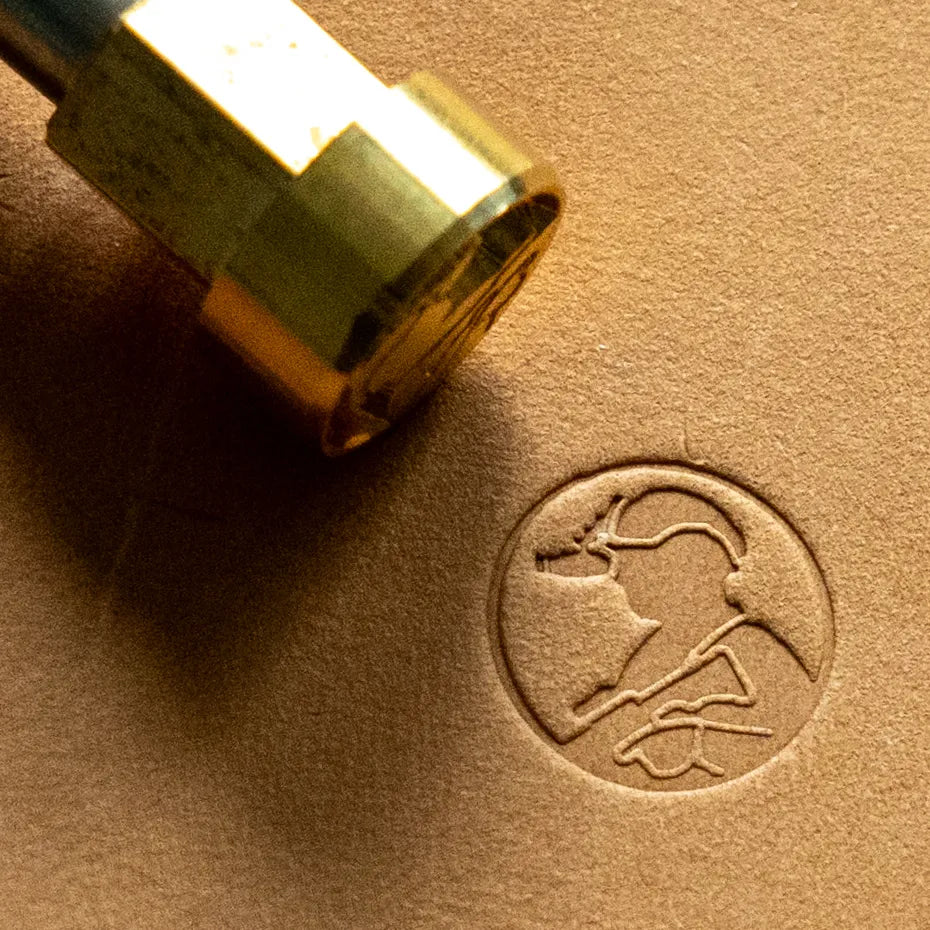 LT805 Deer Leather Stamping Tool for Professional Crafters – Antler Silhouette Deer 15x15mm (7/12" x 7/12")