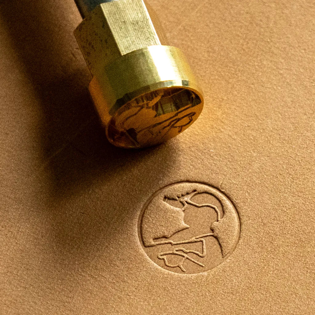 LT805 Deer Leather Stamping Tool for Professional Crafters – Antler Silhouette Deer 15x15mm (7/12" x 7/12")