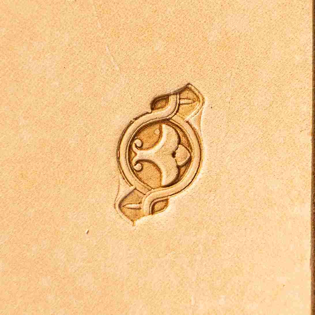 LT144 Circular Border Leather Stamping Tool– Circular Border 18x11mm (5/7" x 7/16")