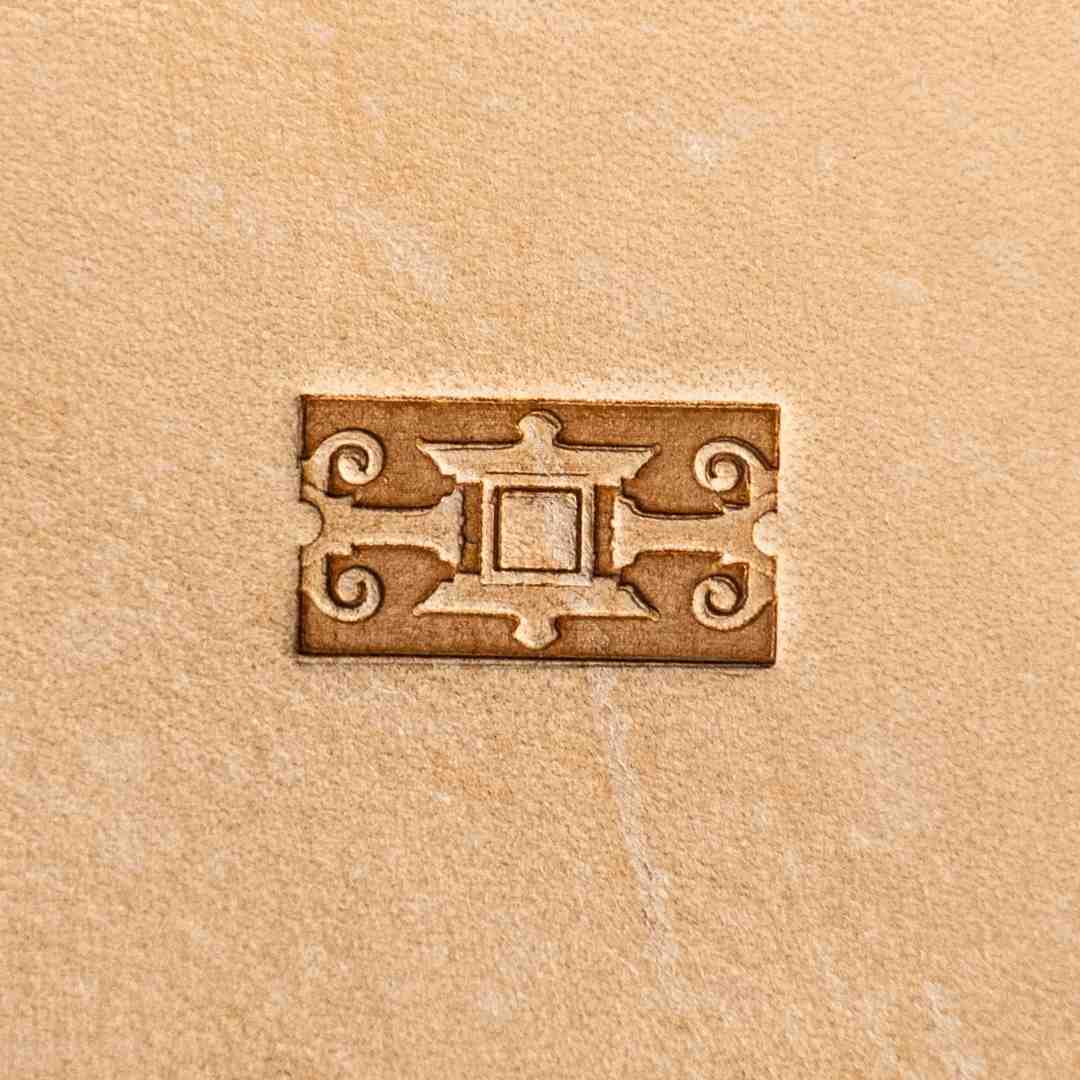 LT175 Geometric Leather Stamping Tool–Ornate Border Geometric 18x10mm (5/7" x 2/5")