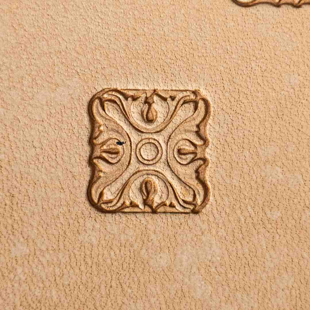 LT176 Ornate Border Leather Stamping Tool– Ornate Border 16x16mm (5/8" x 5/8")
