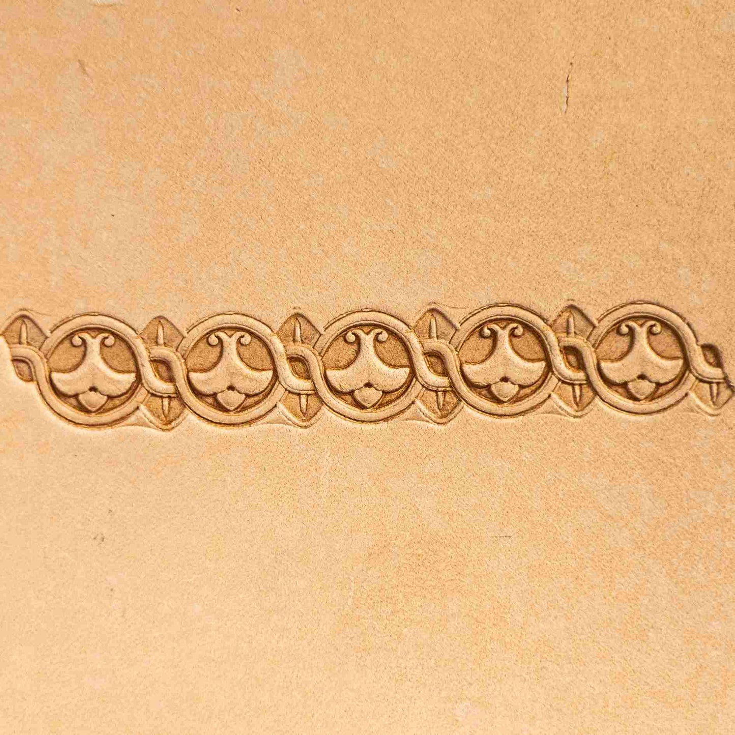 LT144 Circular Border Leather Stamping Tool– Circular Border 18x11mm (5/7" x 7/16")