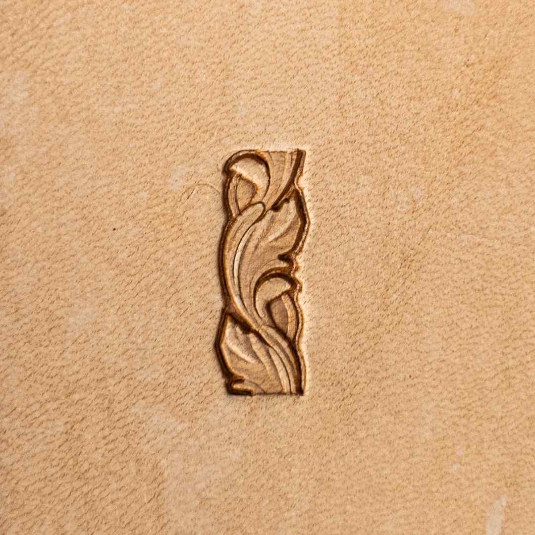 LT173 Leaf Leather Stamping Tool–Border Leaf 18x7mm (5/7" x 3/11")