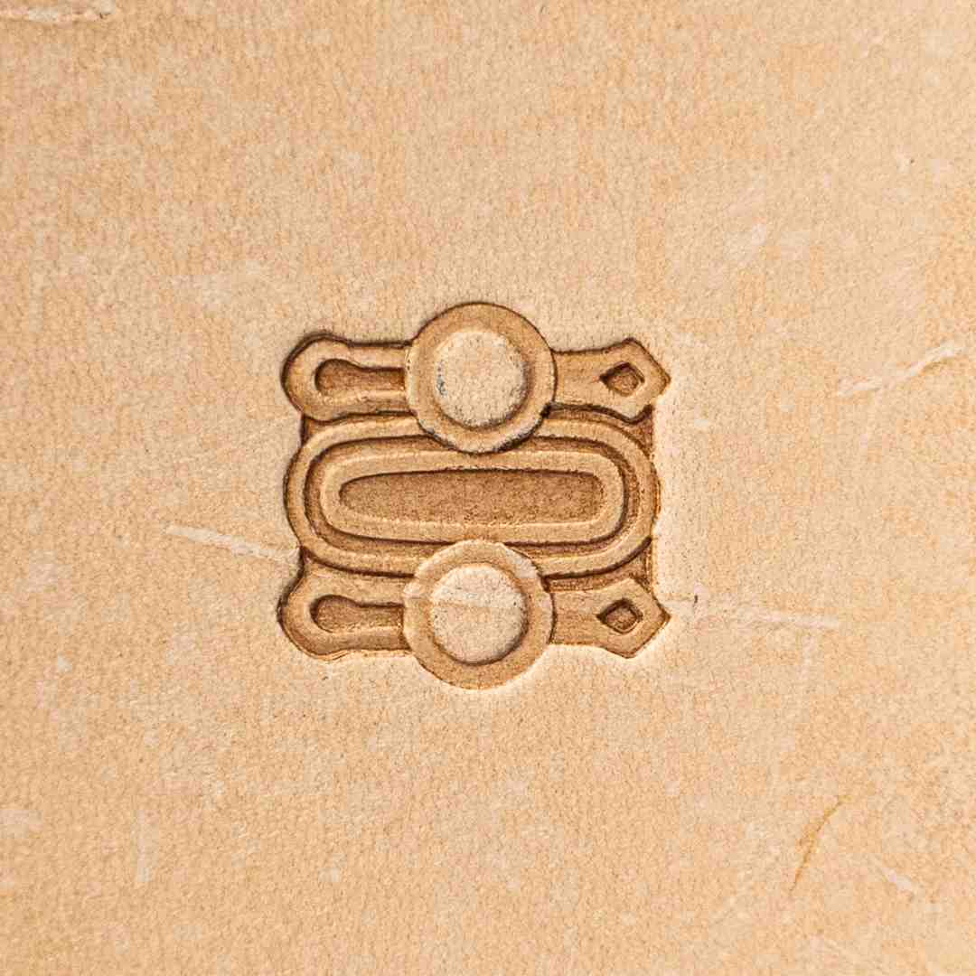 LT183 Oval Border Leather Stamping Tool– Oval Border 16x16mm (5/8" x 5/8")
