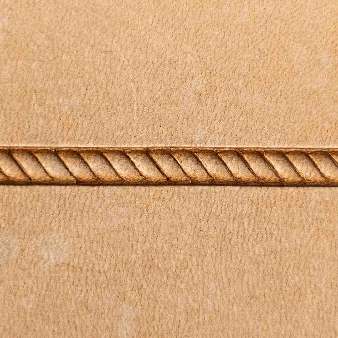 LT190 Rope Border Leather Stamping Tool– Rope Border 14x05mm (9/16x3/16")