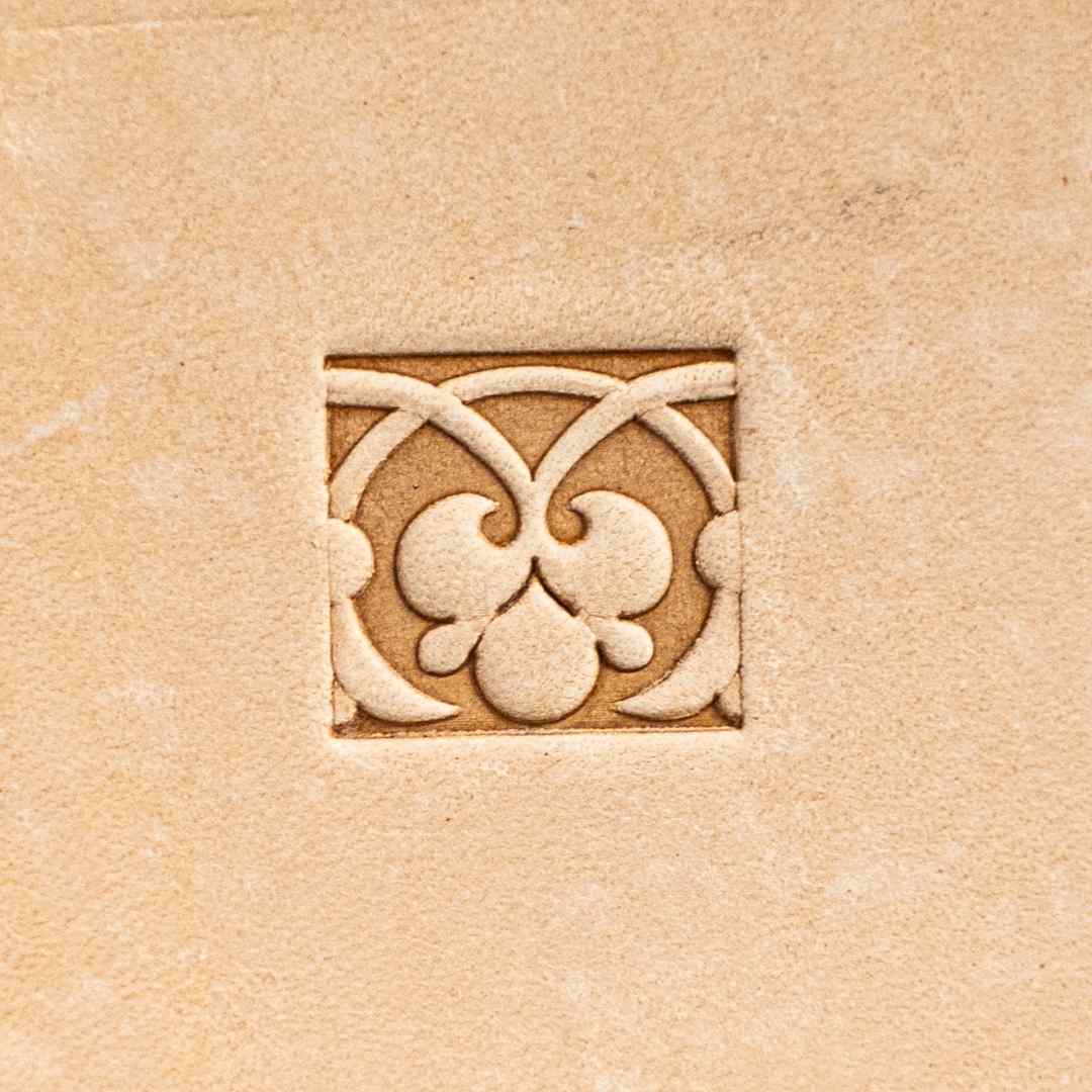 LT169 Ornate Square Leather Stamping Tool– Ornate Square 15x14mm (7/12" x 5/9")
