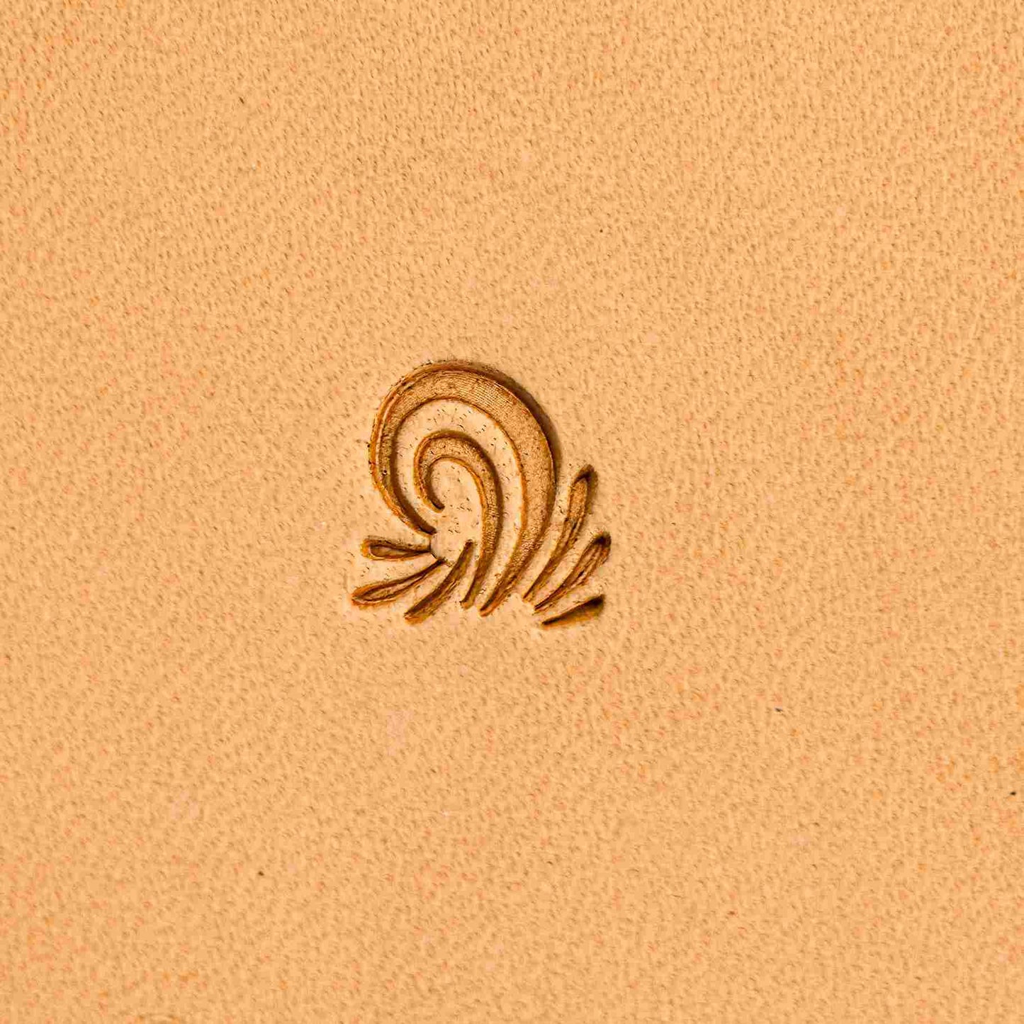 LT263 Geometric Leather Stamping Tool–Spiral Lines Geometric 11x10mm (7/16" x 2/5")