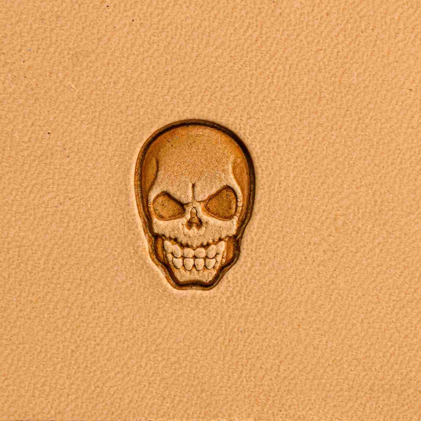 LT287 Skull Leather Stamping Tool–Evil Grin Skull 18x13mm (5/7" x 1/2")