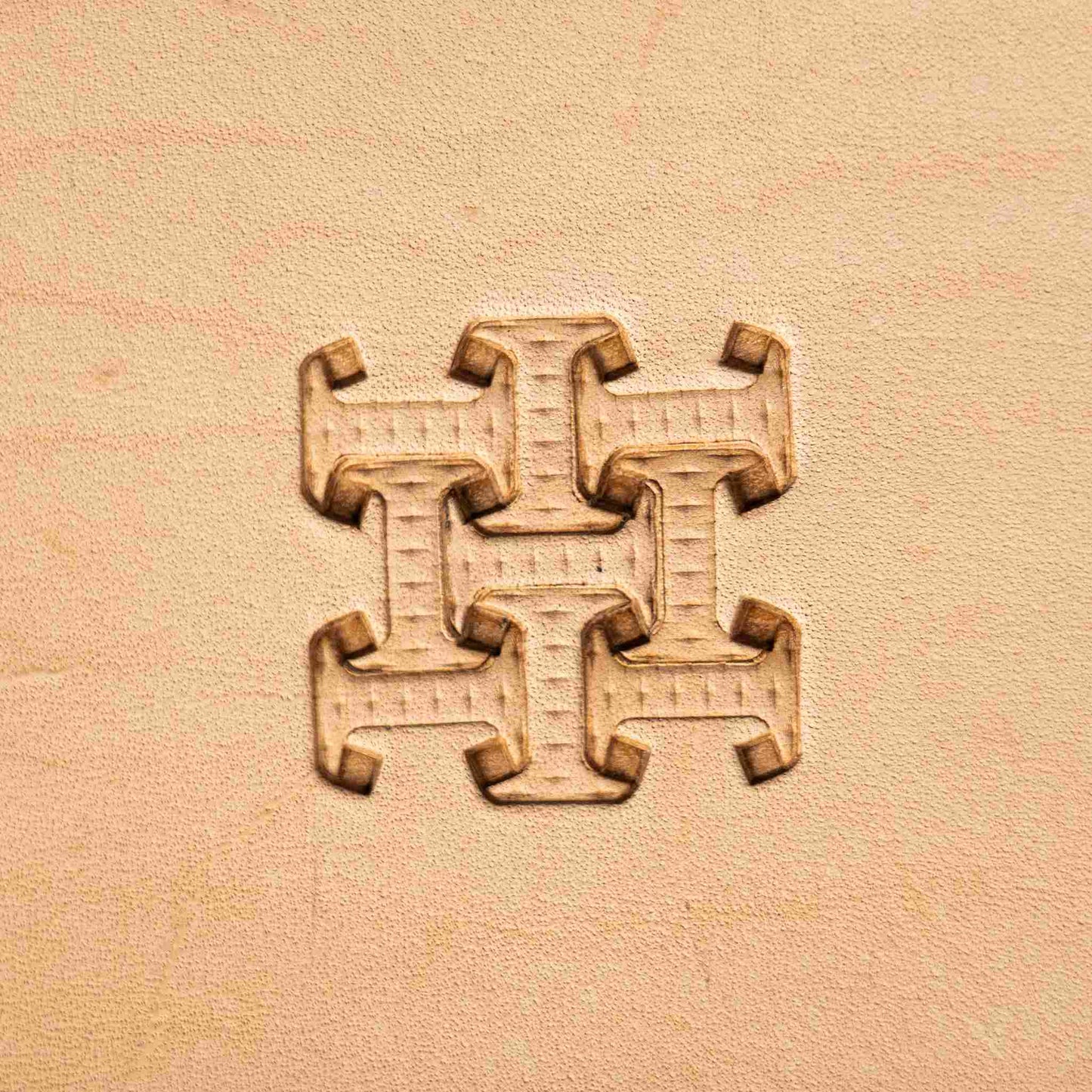 LT020 Geometric Leather Stamping Tool–Interlocking Geometric