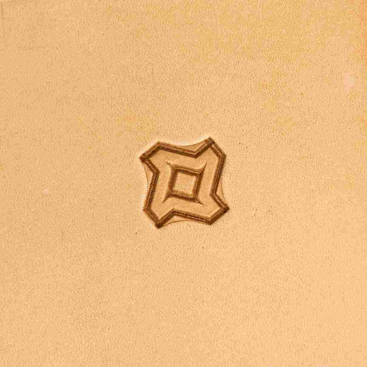 LT026 Geometric Leather Stamping Tool–3D Tiled Geometric