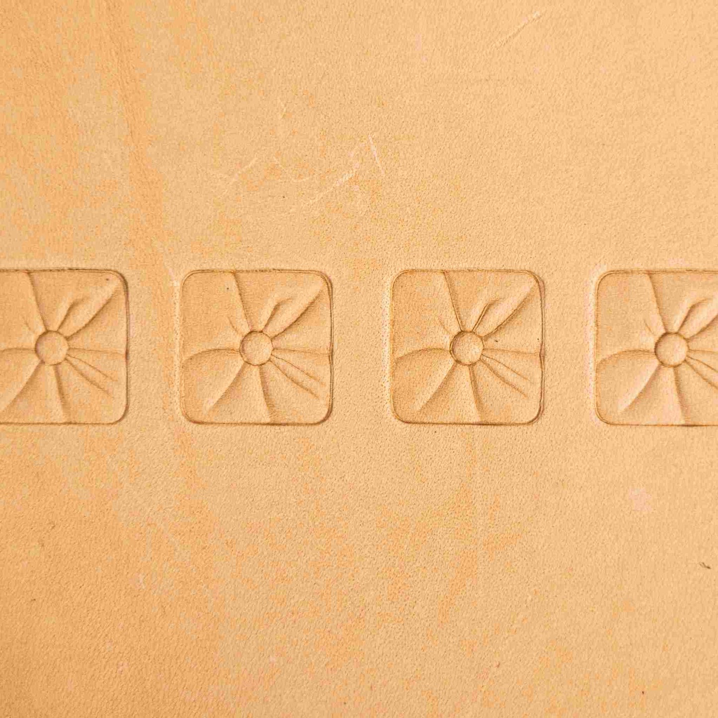 LT034 Geometric Leather Stamping Tool–Square Petal Geometric 13x13mm (1/2"x1/2")