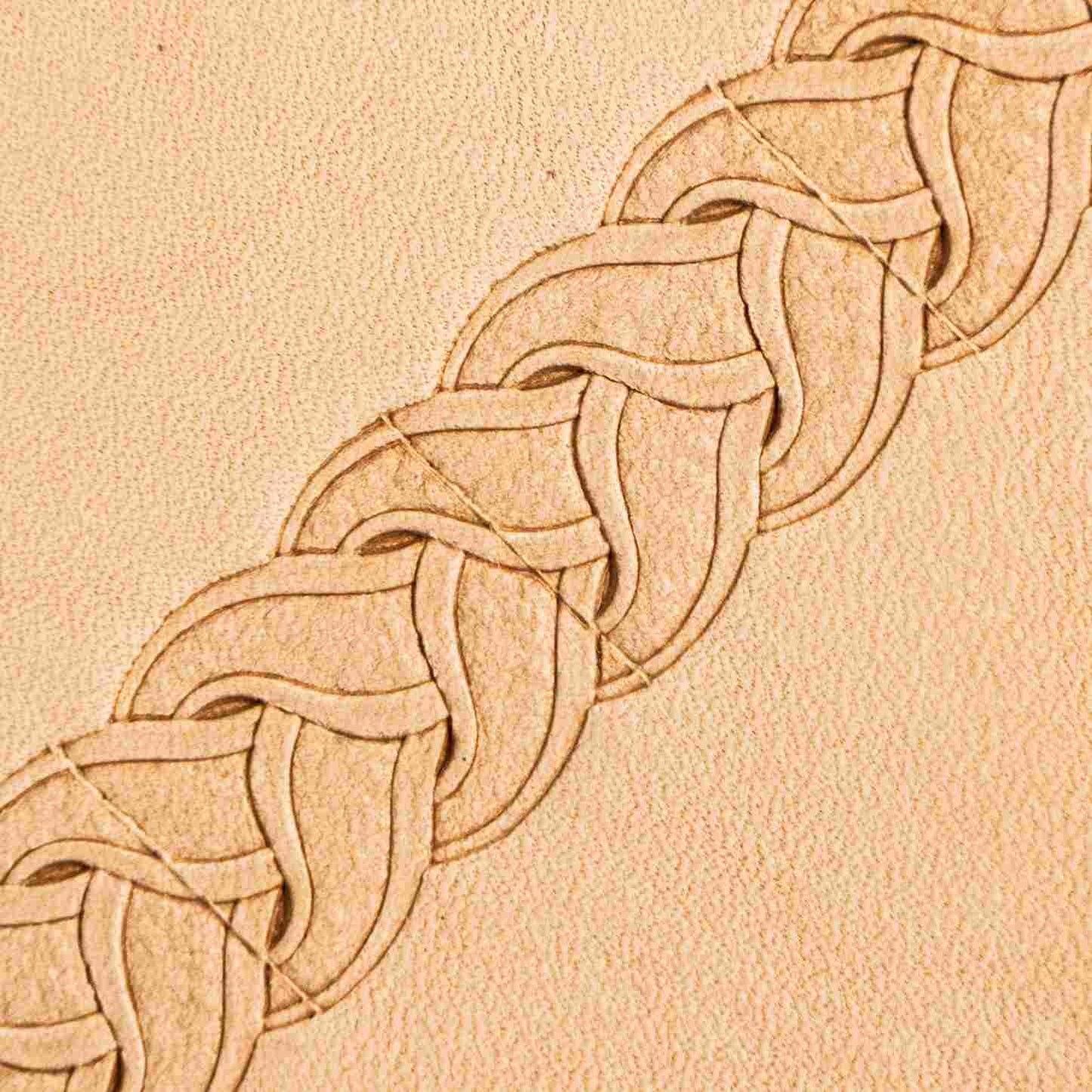 LT041 Celtic Braid Leather Stamping Tool– Celtic Braid 18x15mm (11/16"x9/16")