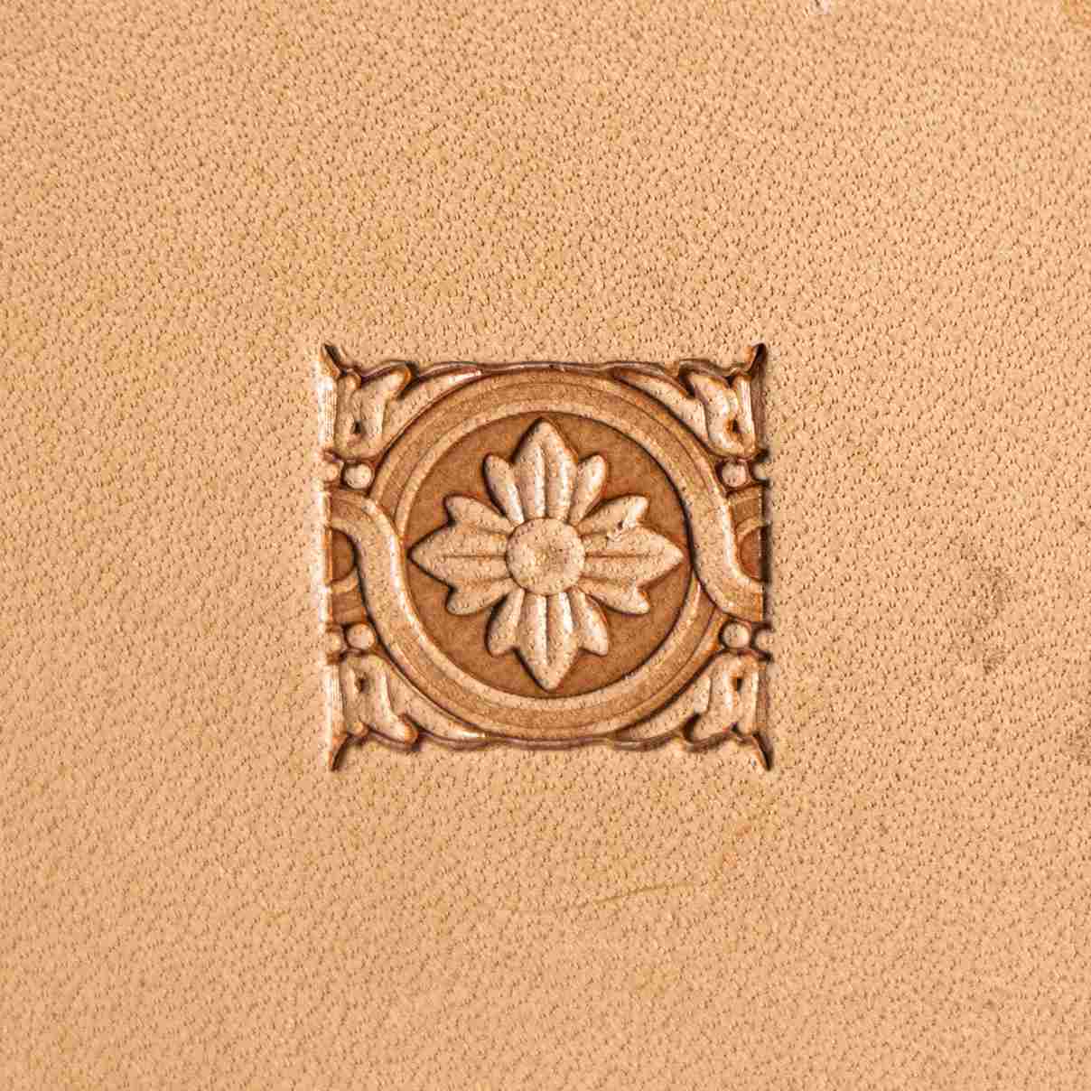 LT076 Flower Leather Stamping Tool–Ornamental Border Flower