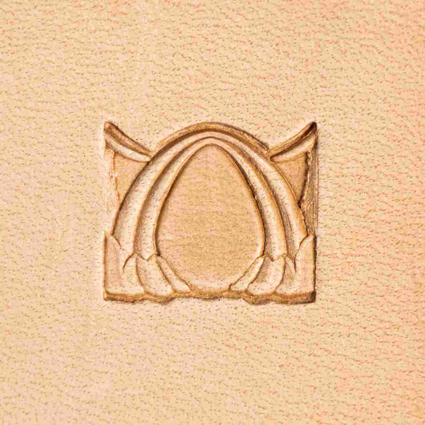 LT040 Art Deco Leather Stamping Tool– Art Deco 17x15mm (11/16"x9/16")