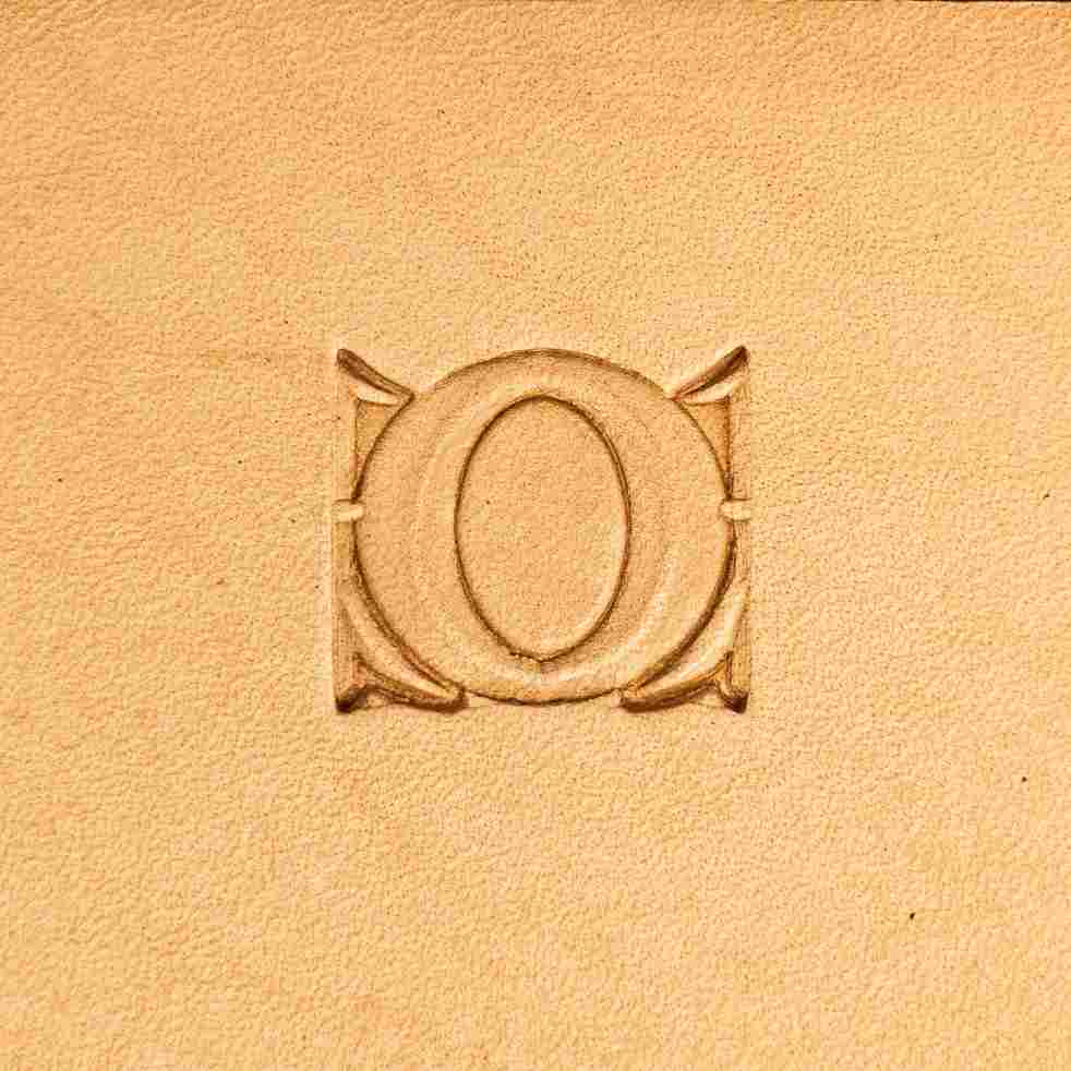 LT056 Geometric Leather Stamping Tool–Oval Border Geometric 16x14mm (5/8"x9/16")