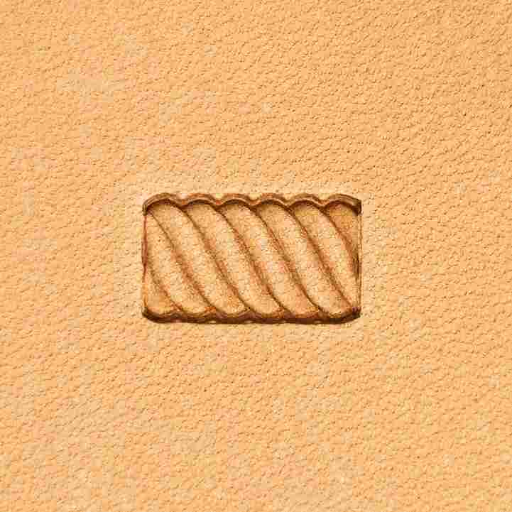 LT057 Stitches Leather Stamping Tool–Rope Style Stitches 13x8mm (1/2"x5/16")