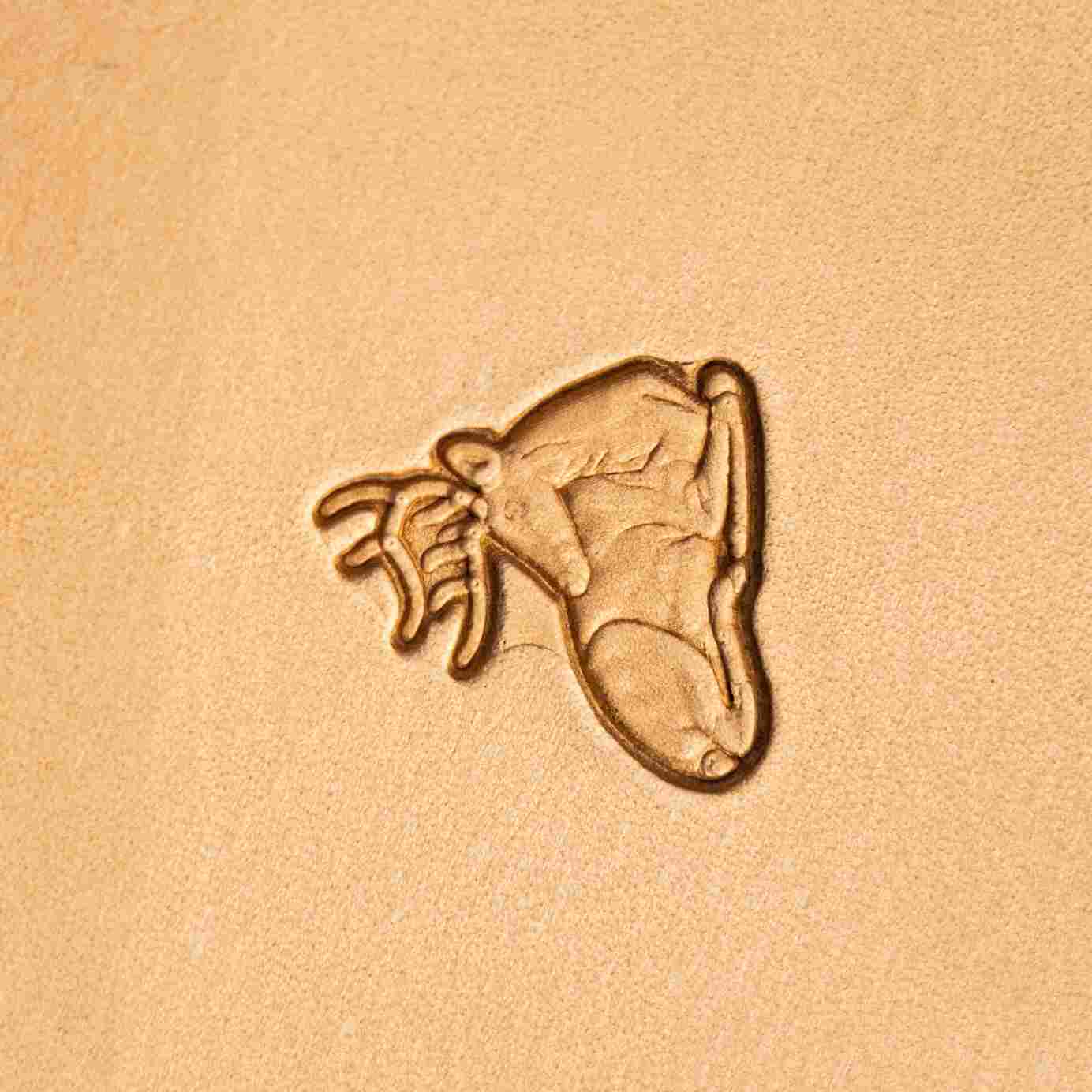 LT006 Stag Head Leather Stamping Tool– Stag Head 16x16mm (5/8"x5/8")