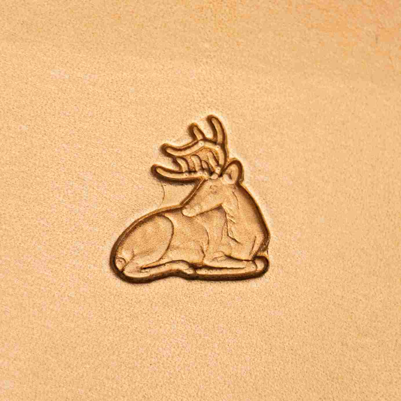 LT006 Stag Head Leather Stamping Tool– Stag Head 16x16mm (5/8"x5/8")