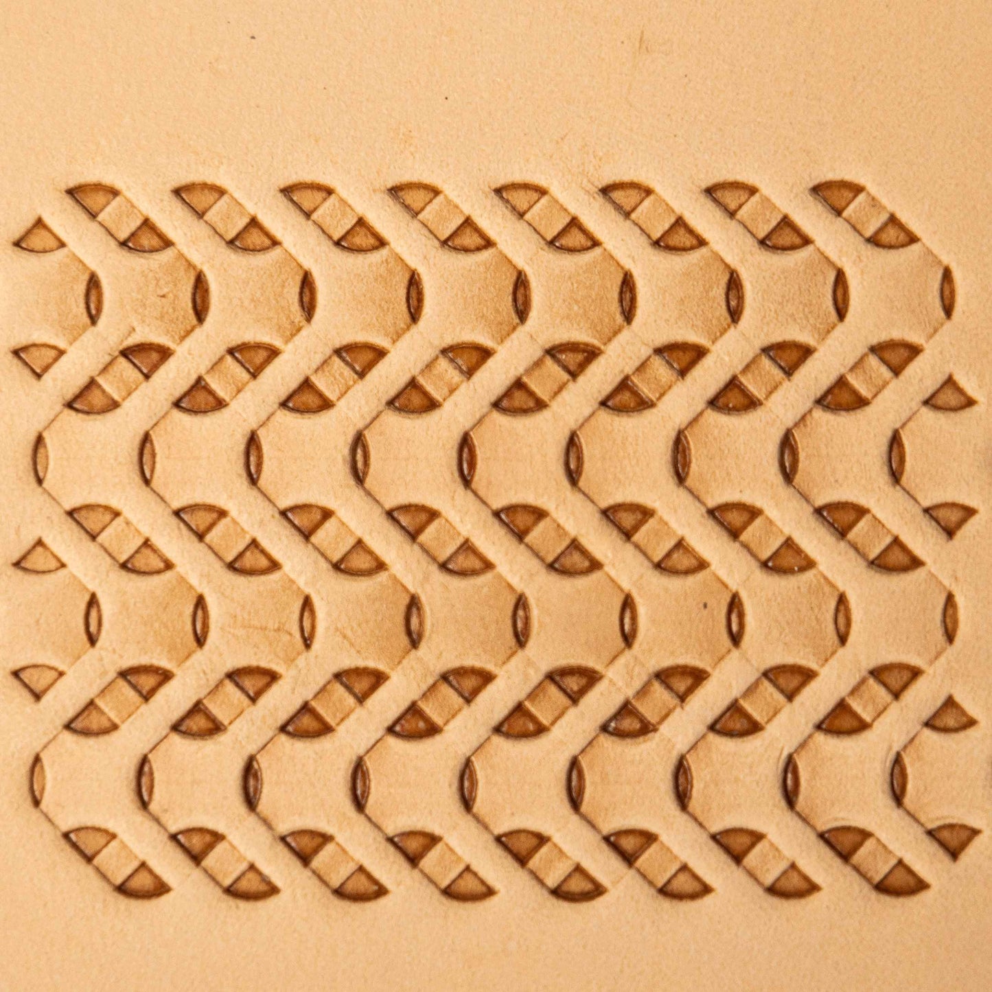 LT005 Basket Weave Leather Stamping Tool–Interlaced Basket Weave