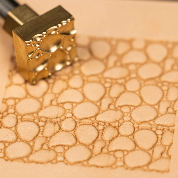 Pattern Leather Stamp – Bubble Texture