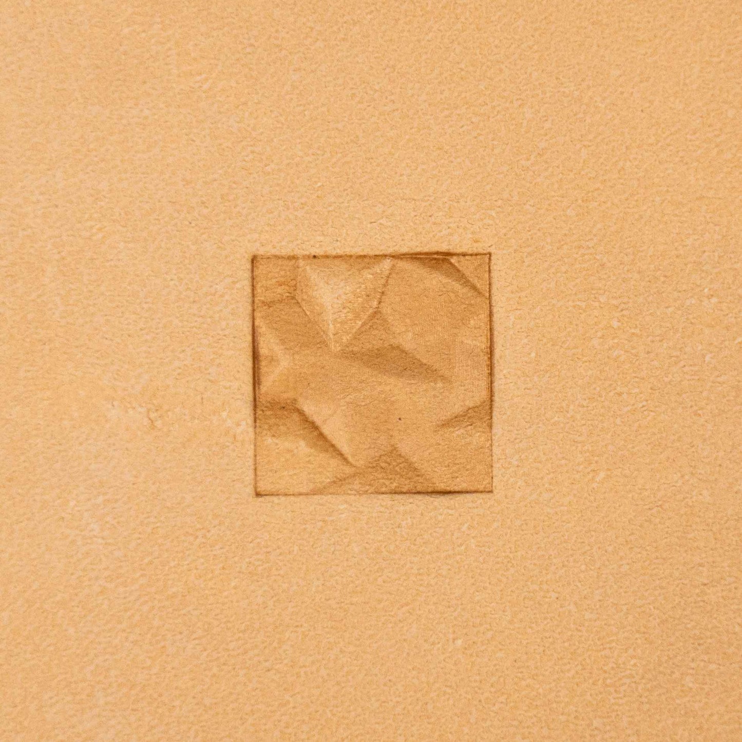 LT059 Geometric Leather Stamping Tool–Faceted Squares Geometric 14x14mm (9/16"x9/16")