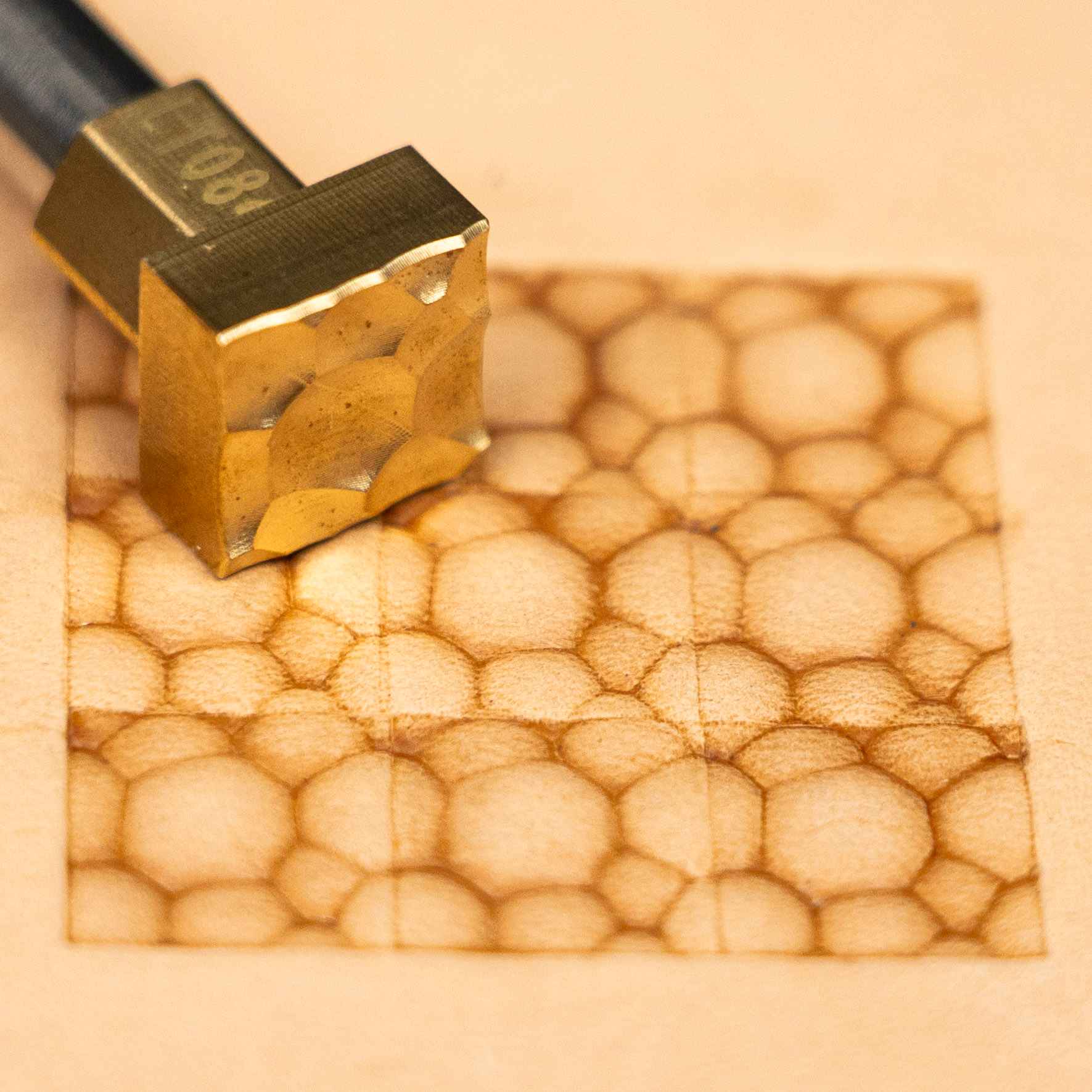 Pattern Leather Stamp – Bubble Style