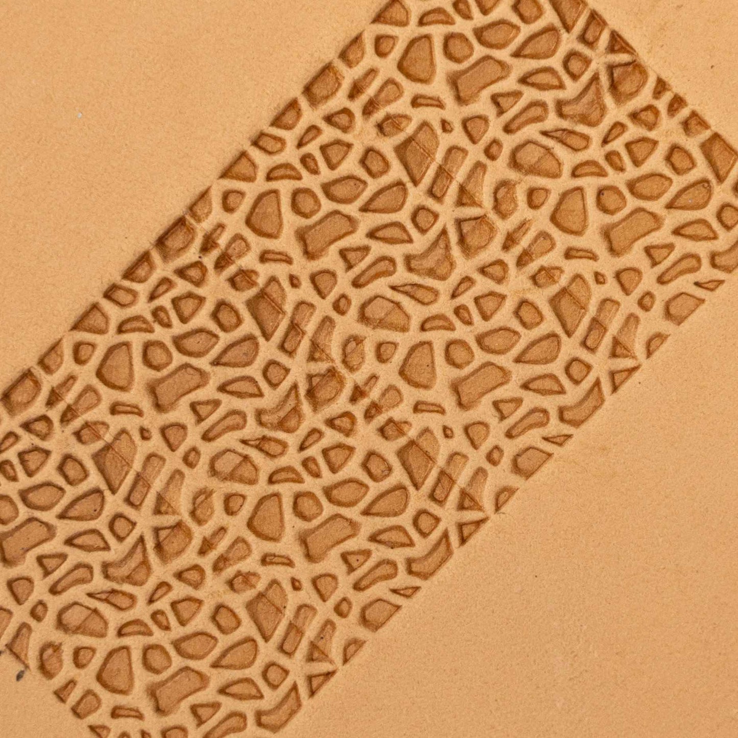 LT114 Mosaic Texture Leather Stamping Tool– Mosaic Texture 16x16mm (5/8" x 5/8")