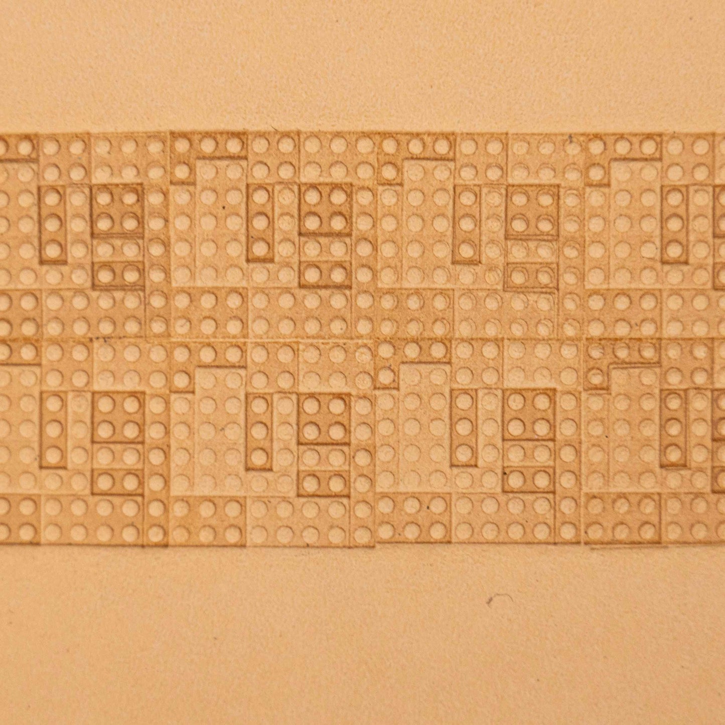 LT118 Geometric Leather Stamping Tool–Dotted Grid Geometric 16x16mm (5/8" x 5/8")