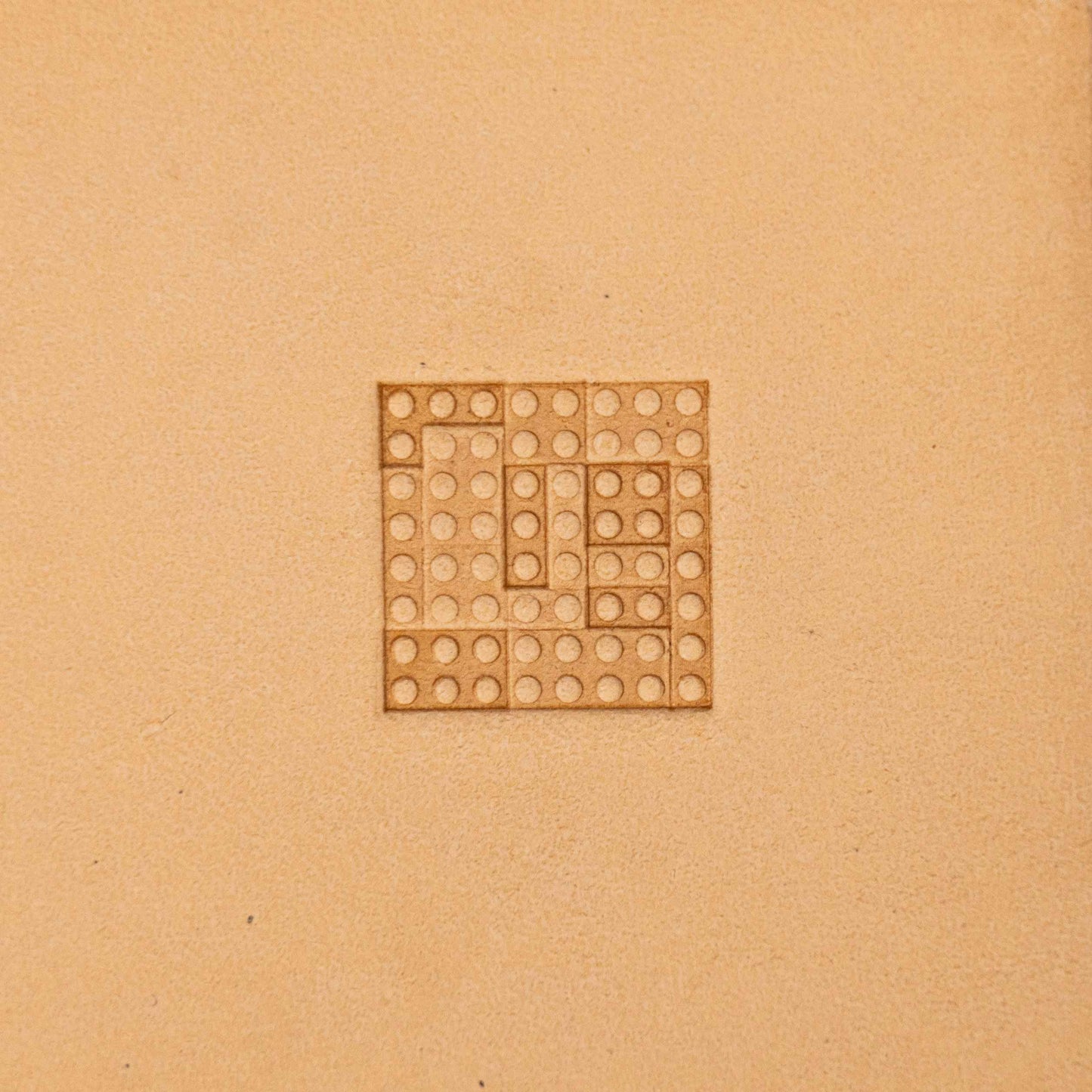 LT118 Geometric Leather Stamping Tool–Dotted Grid Geometric 16x16mm (5/8" x 5/8")