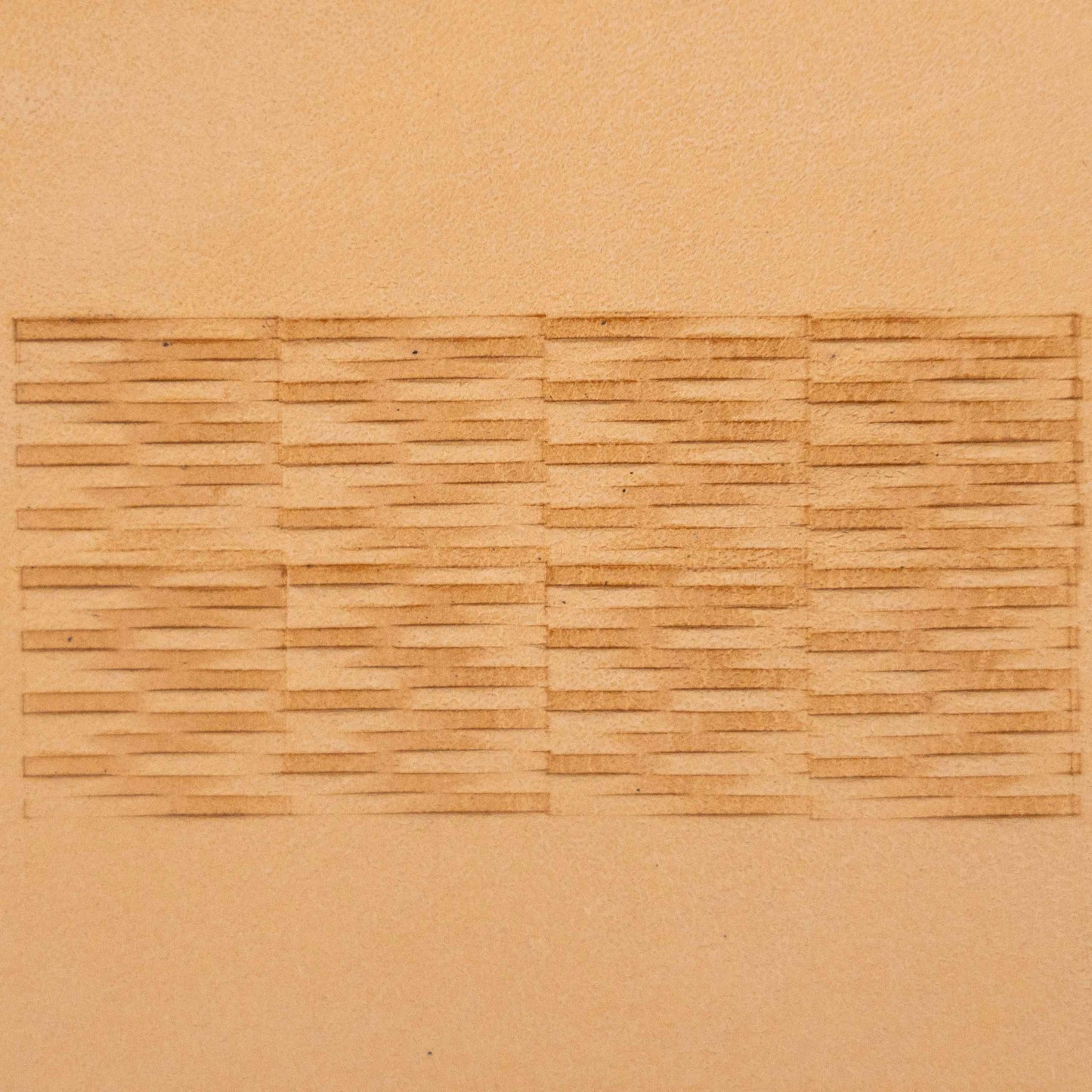 LT119 Basket Weave Leather Stamping Tool–Modern Lines Basket Weave 16x15mm (5/8" x 7/12")