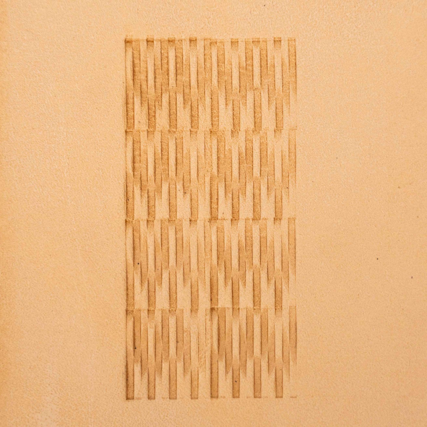 LT119 Basket Weave Leather Stamping Tool–Modern Lines Basket Weave 16x15mm (5/8" x 7/12")