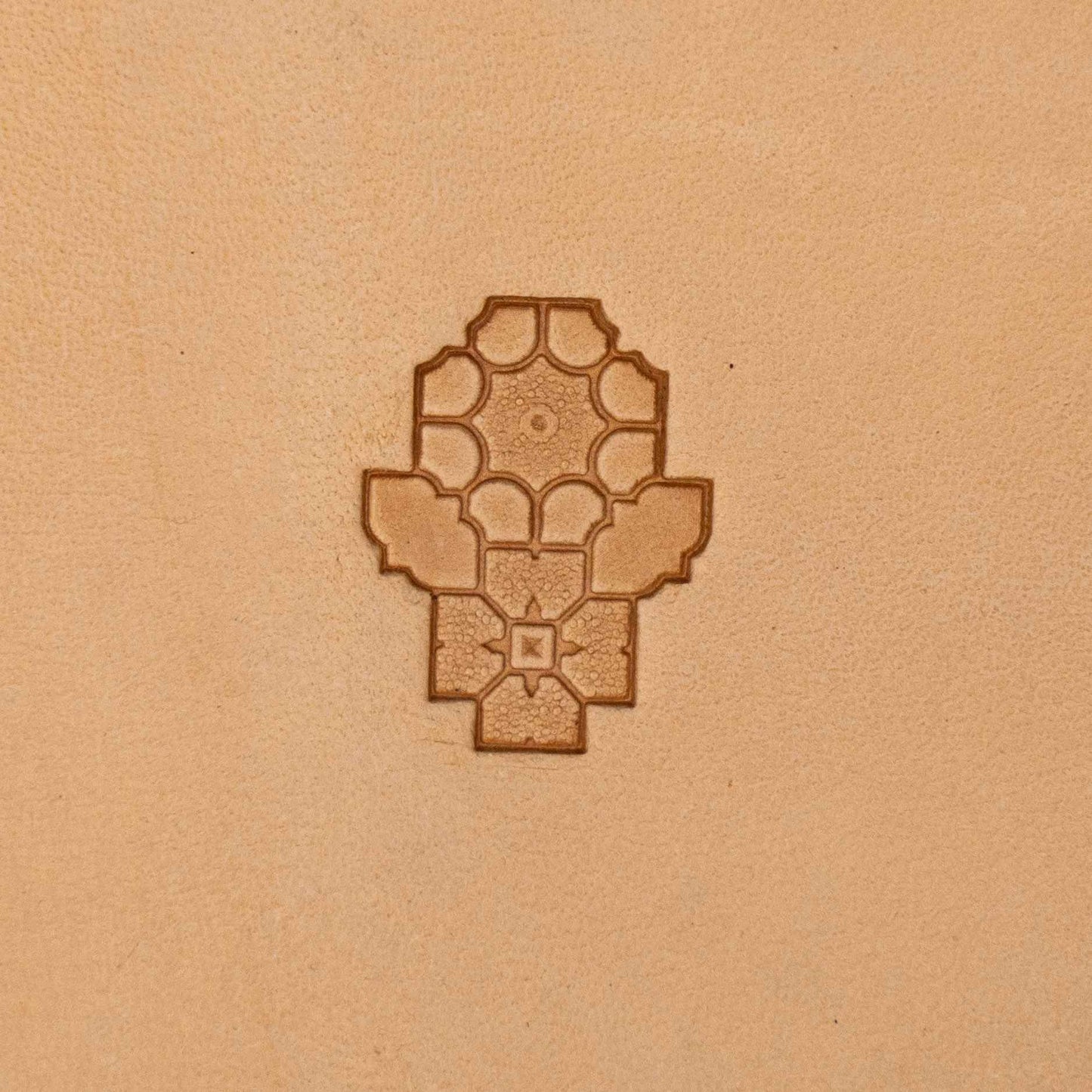 LT120 Geometric Leather Stamping Tool–Mosaic Geometric 17x22mm (2/3" x 13/15")
