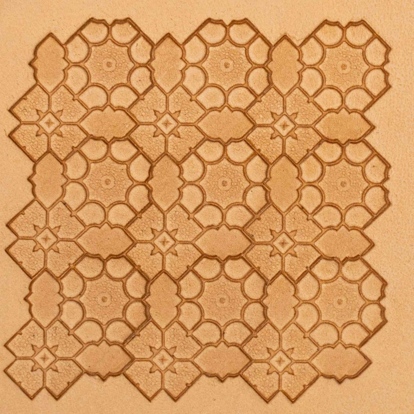 LT120 Geometric Leather Stamping Tool–Mosaic Geometric 17x22mm (2/3" x 13/15")