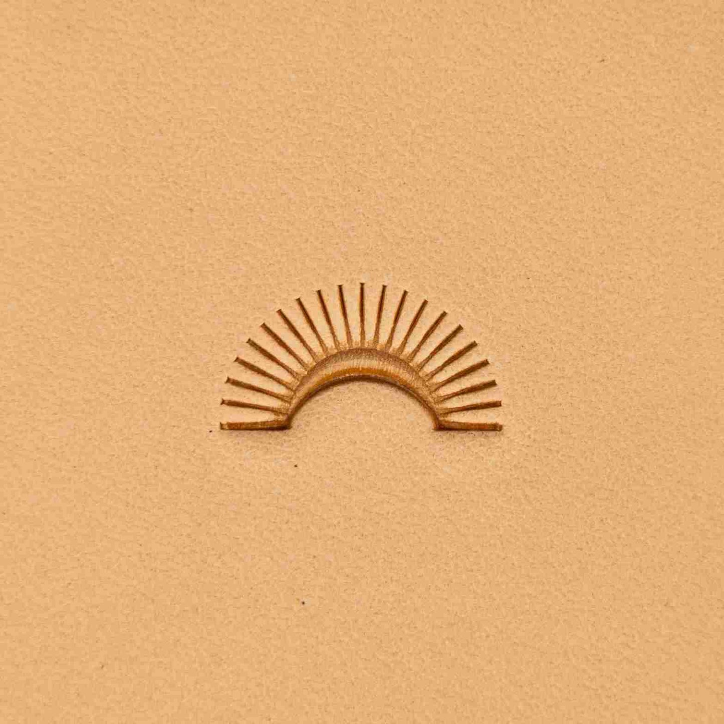 LT124 Sunburst Border Leather Stamping Tool– Sunburst Border 13x7mm (1/2" x 3/11")