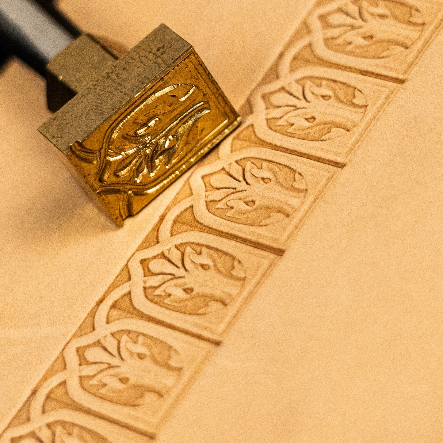 Oak Leaf Leather Stamp – Gothic Arch