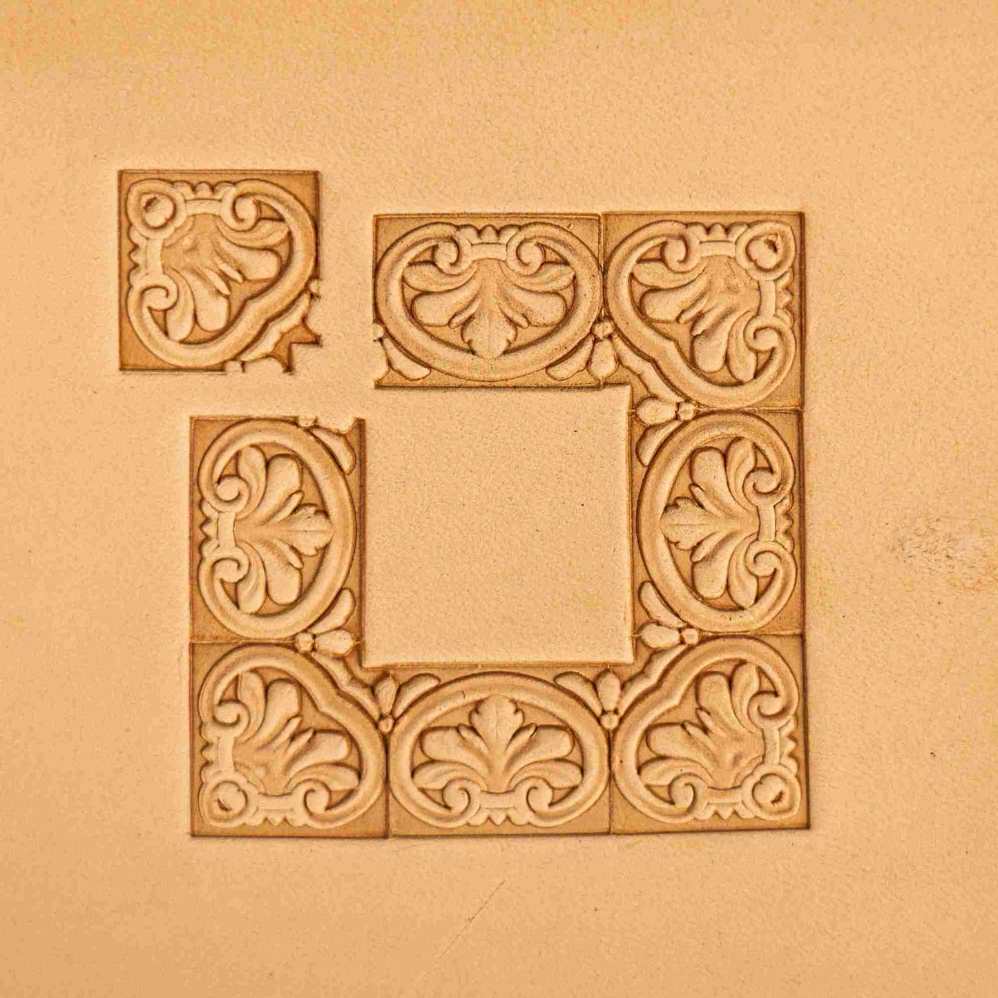 LT146 Border and Corner Premium Leather Stamping Tools for Professional Crafters-16x12mm size