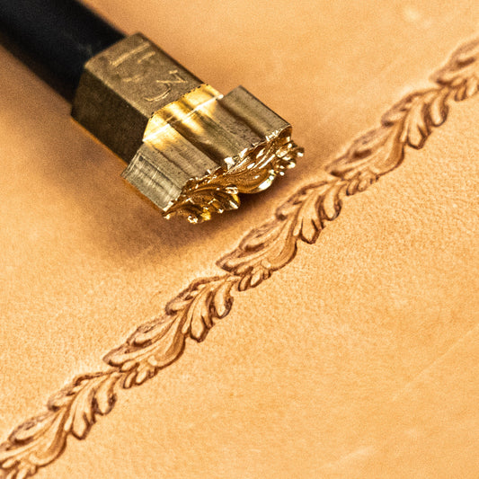 Leaf Leather Stamp – Border Trim