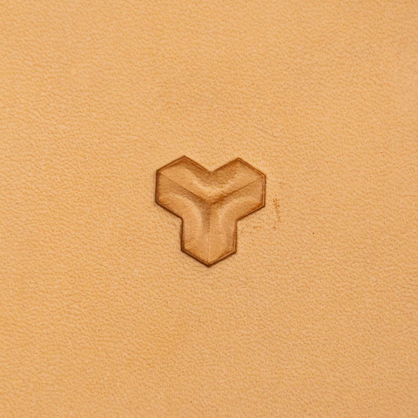 LT162 Geometric Leather Stamping Tool–3D Illusion Geometric 13x13mm (1/2" x 1/2")