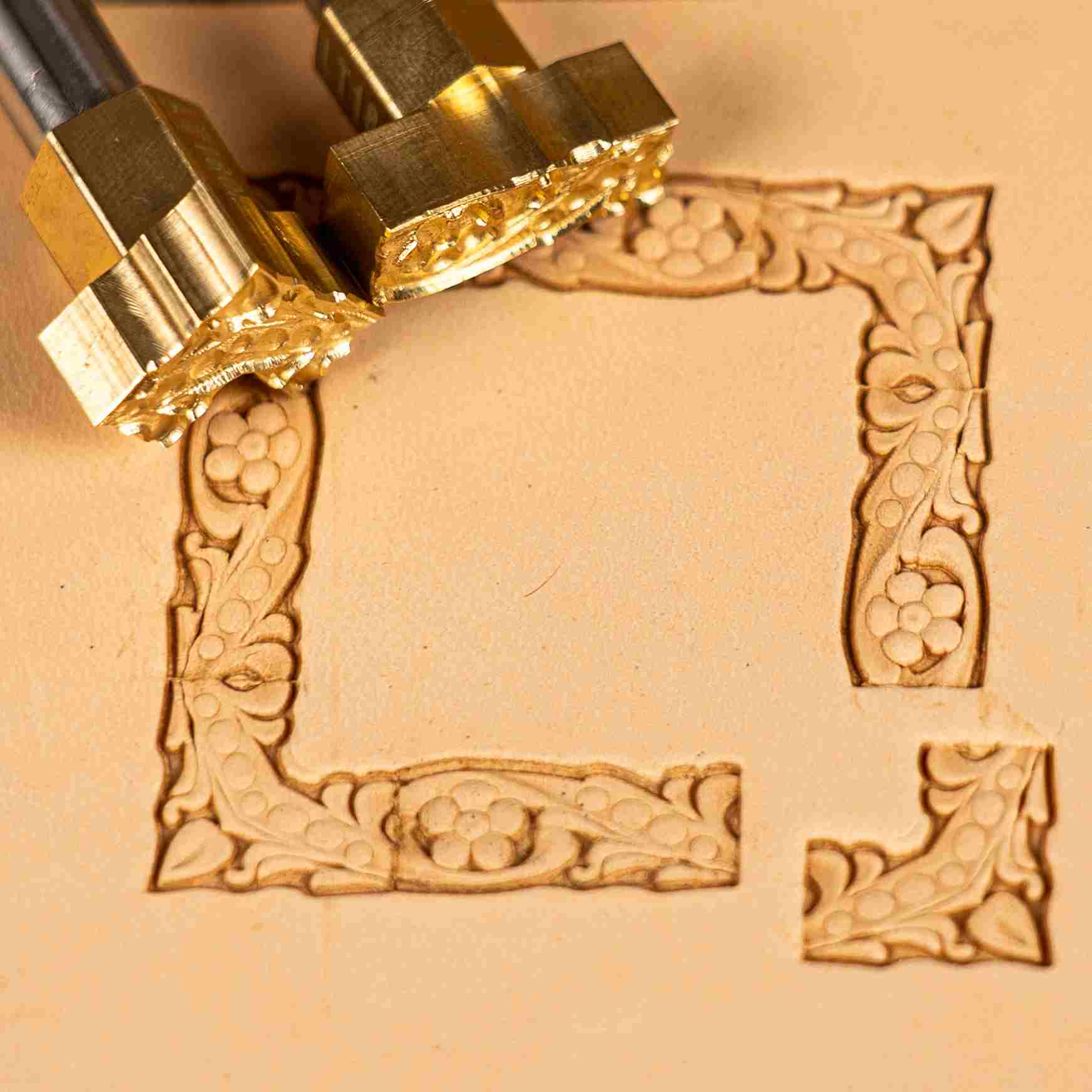 Flower Leather Stamp – Ornamental Border