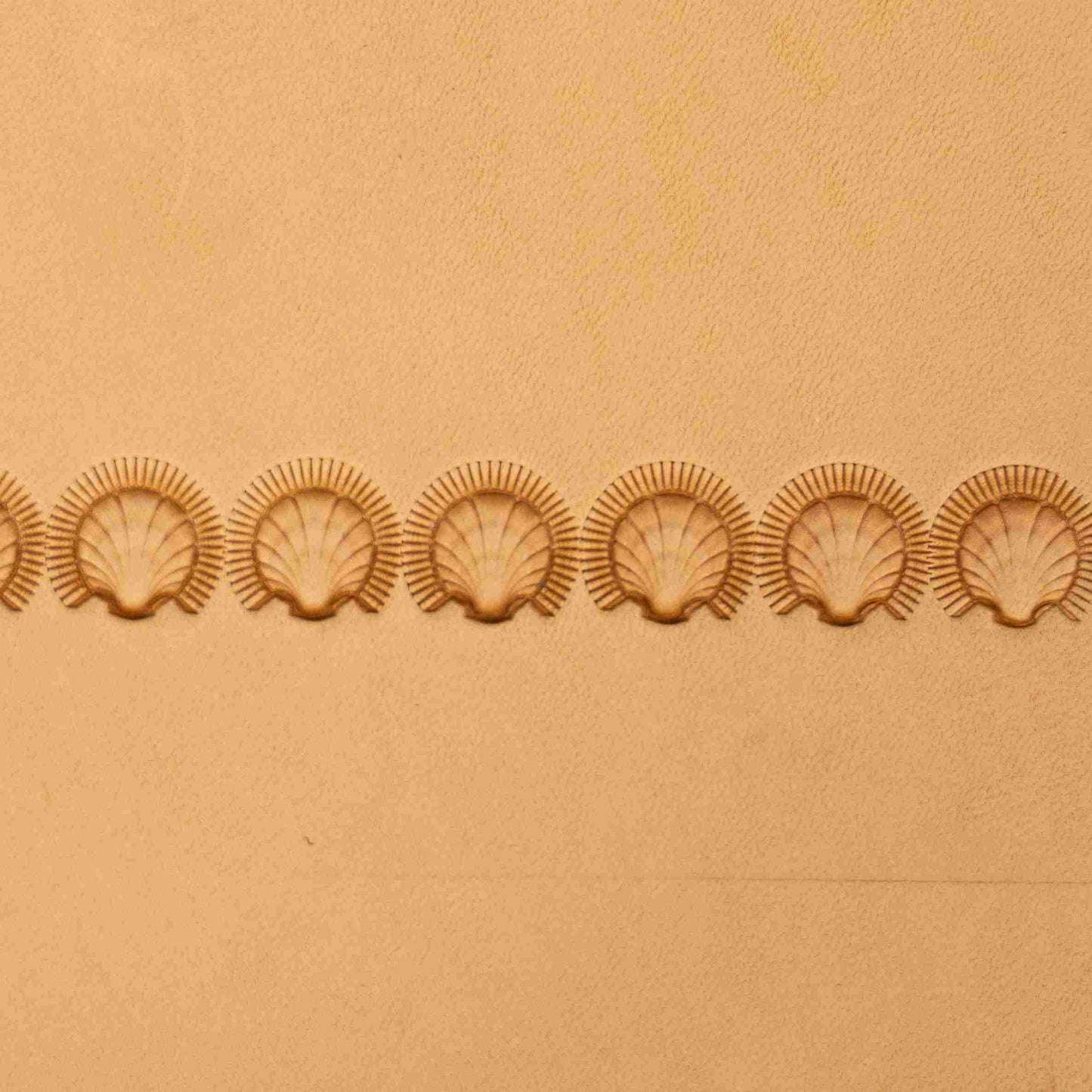 LT185 Shell Fan Leather Stamping Tool– Shell Fan 11x10mm (7/16" x 2/5")