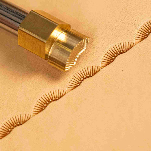 Stitches Leather Stamp – Radiant Curve