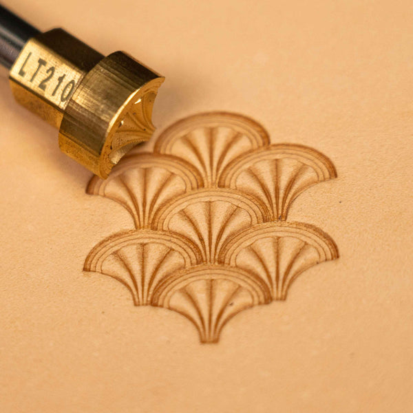 Pattern Leather Stamp – Fan Scallop