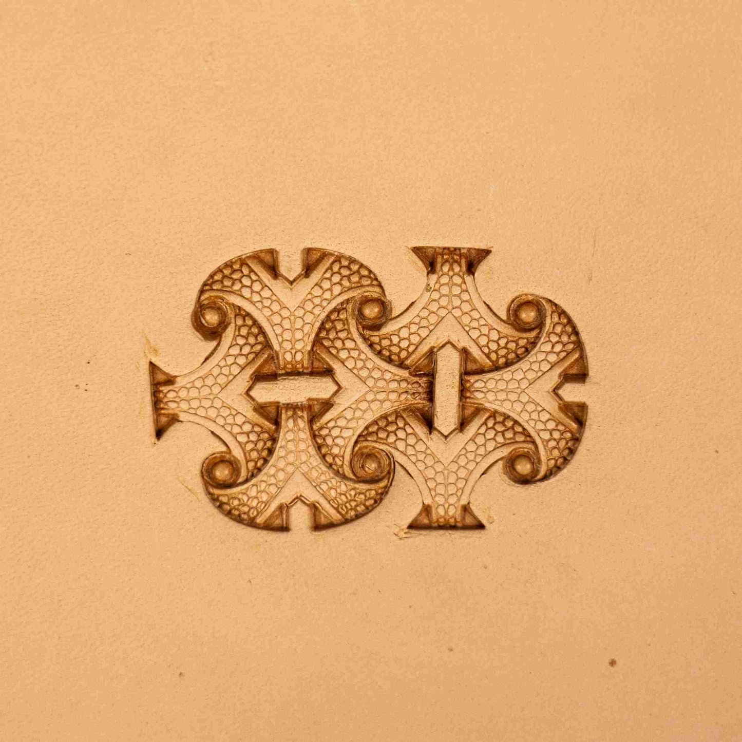 LT234 Geometric Leather Stamping Tool–Celtic Style Geometric 17x11mm (2/3" x 7/16")